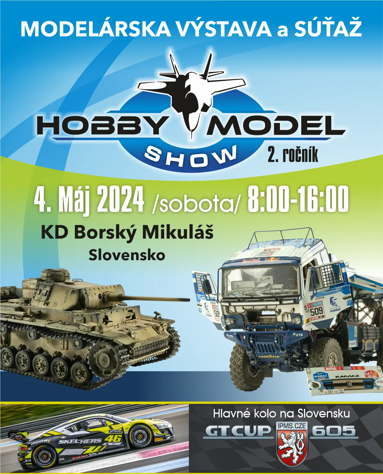 plagát HOBBY MODEL SHOW 2024 Borský Mikuláš